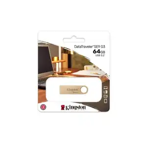 Kingston DataTraveler SE9 G3 64GB USB 3.2 G1 Flash Drive - High-Speed & Large Capacity