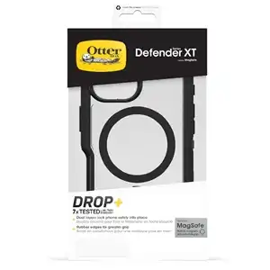 OtterBox Defender XT MagSafe Case iPhone 16 Plus – Rugged Clear/Black Protective Cover