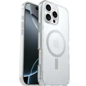 OtterBox Symmetry Series Clear Case with MagSafe for iPhone 16 Pro Max – Ultra-Slim & Durable