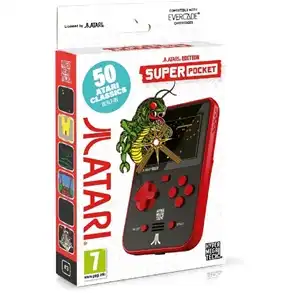 Evercade Atari Super Pocket - Play 50 Atari Classics & 500+ Games