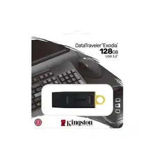 Kingston DataTraveler Exodia 128GB - High-Speed USB 3.2 Flash Drive