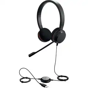 Jabra Evolve 20 MS Stereo Top tier Wired Headset with Advanced