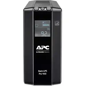 APC Back-UPS Pro BR900MI UPS 900VA, 6 Outlets, LCD, USB Charging – 540W, Surge Protection