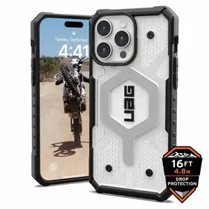 UAG Pathfinder Clear Case for iPhone 15 (6.1"): Military-Grade & MagSafe Ready