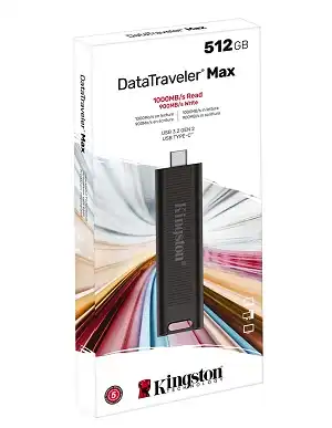 Kingston DataTraveler Max 512GB USB 3.2 Gen 2 Flash Drive DTMAX/512GB