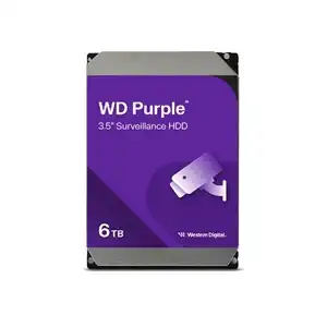 WD Purple 6TB 3.5" Surveillance HDD, 5400RPM, AllFrame, SATA 6Gb/s for DVR/NVR Systems