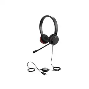 Jabra Evolve 20 UC Stereo Wired USB Headset – Noise-Cancelling, Crystal-Clear Audio & All-Day Comfort