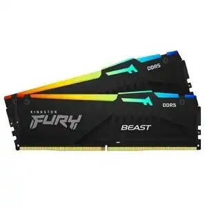 Kingston FURY Beast RGB 32GB (2x16GB) DIMM 6000MHz DDR5 Desktop Memory