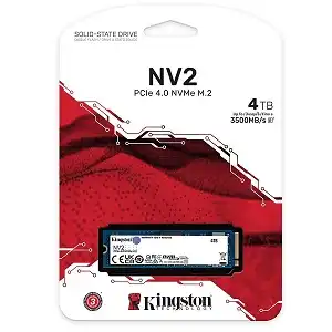 Kingston M.2 2280 4TB NV2 PCIe 4.0 NVMe SSD for Laptops & Small Form Factor PCs