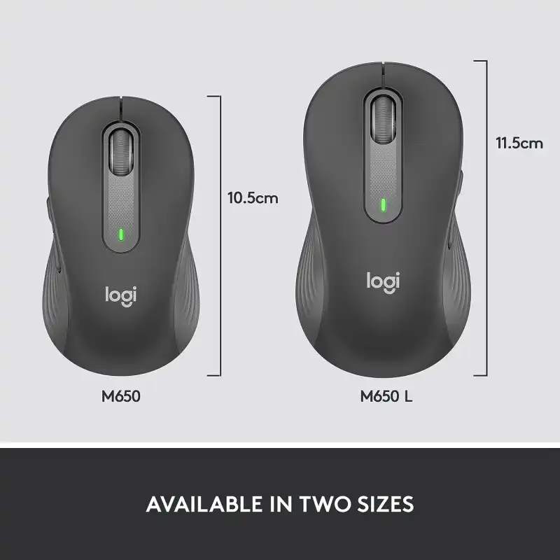 Logitech Signature M650 Series computer mice feature SmartWheel