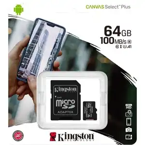 Kingston Canvas Select Plus 64 GB Class 10/UHS-I (U1) microSDXC - 100 MB/s Read