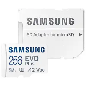 Samsung EVO Plus 256GB microSDXC | UHS-I (U3) | 100MB/s Read | 4K UHD | Waterproof & Durable Memory Card