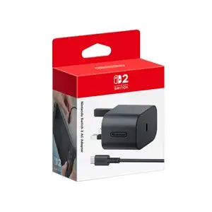 Nintendo Switch 2 AC Adapter UK – Official Replacement Charger with 3-Pin Plug
