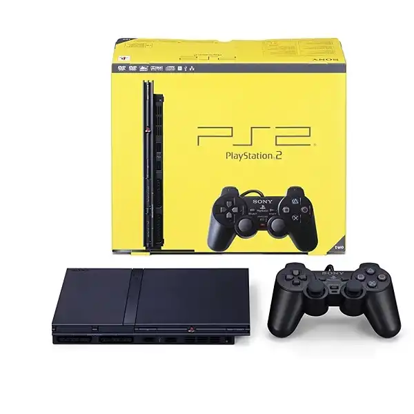 Sony PS2 Slimline Console (Black) (PS2)