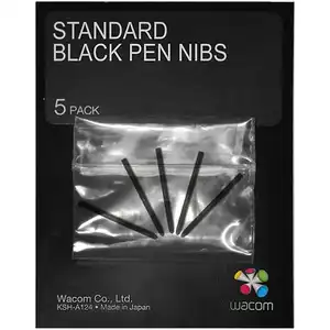 Wacom ACK-20001 Standard Black Pen Nibs (5 pack)
