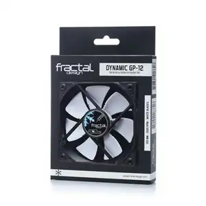 Fractal Design Dynamic GP-12 120mm Quiet All-Purpose Cooling Fan – White/Black