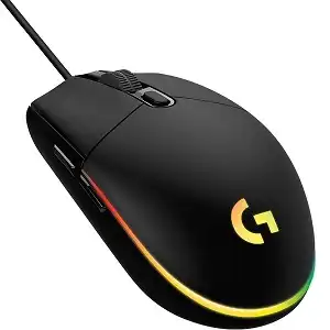 Logitech Gaming Mouse G203 LIGHTSYNC - 8K DPI Tracking - Lightweight - Black