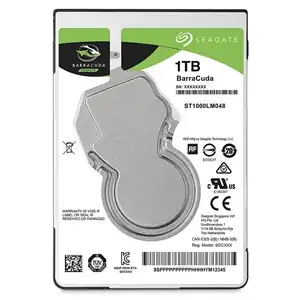 Seagate Guardian BarraCuda 1TB Internal Hard Drive | 2.5" SATA 6Gb/s 5400 RPM
