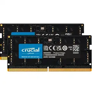Crucial DDR5 kit 64GB 2 x 32GB SO-DIMM 262-pin 4800MHz / PC5-38400 unbuffered